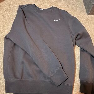 Nike Men's Dark Gray Crewneck Sweater